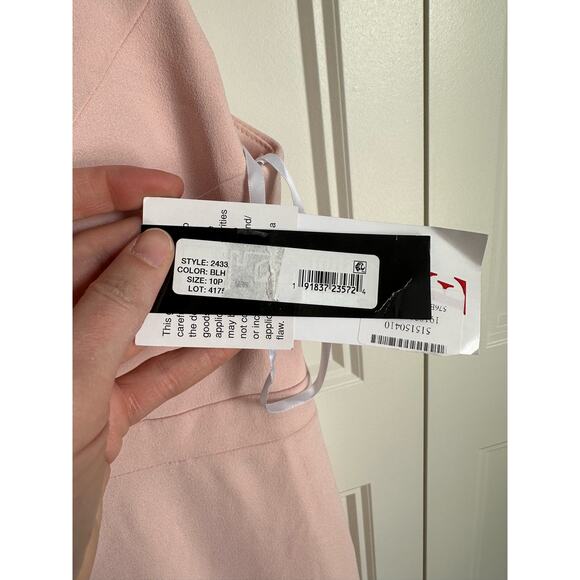 XSCAPE Illusion Stripe Mermaid Gown - Picture 10 of 16